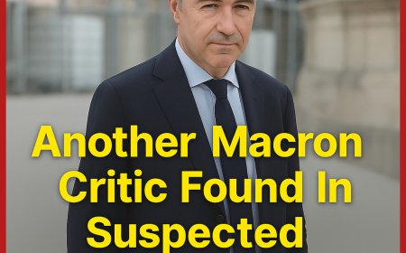 Another Macron Critic Found Dead In Suspected Suicide