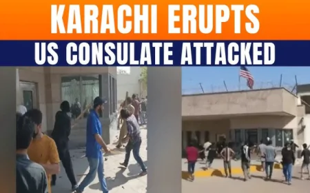 10 Killed in Pro-Iran Protests Outside US Consulate in Karachi
