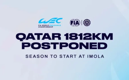 FIA Postpones Qatar WEC Race as Middle East Conflict Makes Competition Impossible