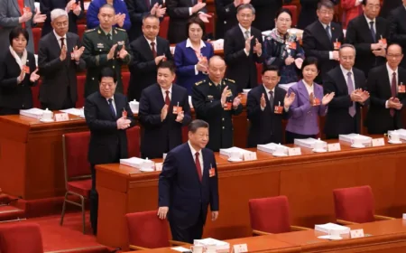 China Sets Lowest Growth Target Since 1991 at NPC as Military Purged