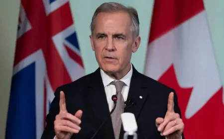 Canada's Carney Backs Iran War 'With Regret,' Signs Australia Pact