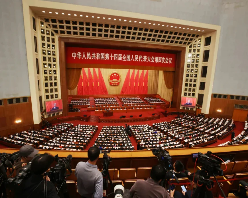 China Sets Its Lowest GDP Target Since 1991 at NPC Opening Session